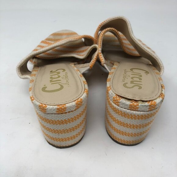 Circus By Sam Edelman Stevie Orange Block Heel 8 - Picture 6 of 9